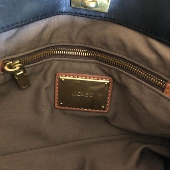 J. Crew Collection Leather Handbad - Picture 2 of 4